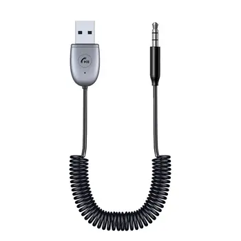 Адаптер AUX Audio 5.0 для автомобильного аудиоприемника, выдвижной аудиоприемник 0,4-1,2 м для автомобиля