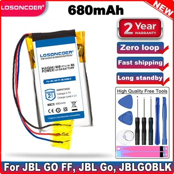 Аккумулятор LOSONCOER 680mAh GSP072035 для аккумуляторов JBL GO FF, JBL Go, JBLGOBLK