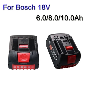 Аккумуляторная Батарея 18V 6000mAh для Дрели-Шуруповерта Bosch 18v, BAT609 BAT610 GBA18V GSR18V BAT618 BAT619 Аккумуляторы Электроинструментов