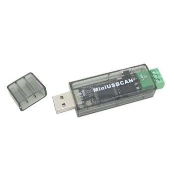 Анализатор банок Mini USBCAN Поддерживает вторичную разработку CANopen J1939 DeviceNet USBCAN Debugger