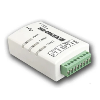 Анализатор шины CAN CANOpenJ1939 USBCAN-2A Адаптер USB-CAN, Совместимый с двумя каналами ZLG