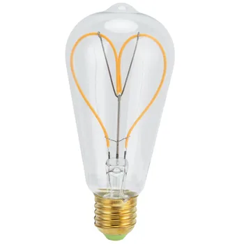 Антикварная лампочка Светодиодная лампа Энергосберегающая Гибкая Инновационная Ретро-мода Теплый свет для дома, гостиной, кафе