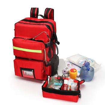 Аптечки первой помощи, рюкзаки для аварийно-спасательных работ, большой емкости, рассортированные наборы для выживания в походе на открытом воздухе, медицинские наборы