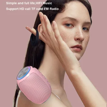 Беспроводная аудиокарта Наружный динамик Bluetooth Мощная Портативная звуковая коробка Водонепроницаемый басовый звук мощностью 10 Вт Поддержка TF-карты FM-радио