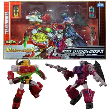 В наличии Оригинальные трансформеры TAKARATOMY LG-EX Grotusque Riot Beast Warriors, игрушки, подарок на день рождения, настольная коллекционная модель