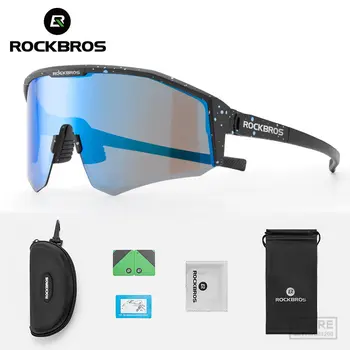 Велосипедные очки ROCKBROS с поляризацией UV400, велосипедные очки для спорта на открытом воздухе, очки MTB, велосипедные очки для шоссейных гонок, велосипедные очки для велоспорта.