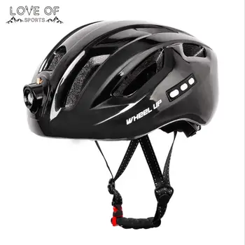 Велосипедный шлем на колесах MTB Шлем Дорожный Велосипедный шлем Встроенный Защитный шлем для езды на электромобиле с задним фонарем USB Зарядка