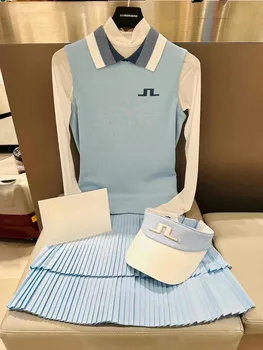 Внешняя торговля Южная Корея оригинальная одежда для гольфа из одного предмета, женский вязаный жилет без рукавов, новый спортивный тонкий топ tide