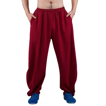 Высококачественные брюки кунг-фу тай-чи, шаровары, одежда для боевых искусств ушу, Вин Чун, Тренировочные брюки, штаны для йоги, штаны для акробатики