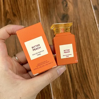 Высококачественный брендовый мини-тестер духов с горьким персиковым цветочным стойким натуральным вкусом с распылителем для мужских ароматов