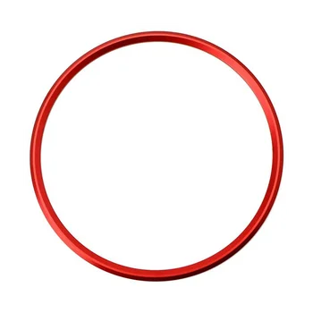 Декоративная накладка на кольцо рулевого колеса из красного алюминия для / (145 мм)