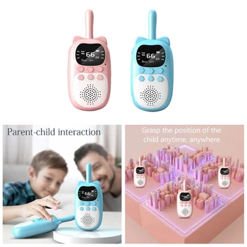Детская Портативная рация Беспроводной 3-Километровый Звонок USB-Зарядка Открытый Интерактивный Родитель-ребенок Чистый Звук Длительный срок службы