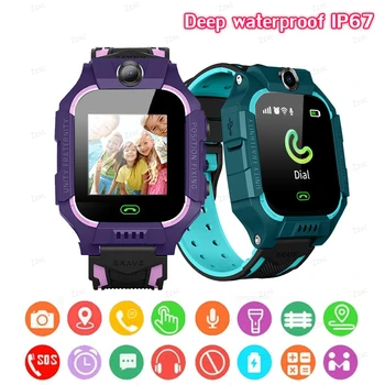 Детские Смарт-Часы Детские Телефонные Часы Smartwatch Для Мальчиков И Девочек С Sim-картой Фото Водонепроницаемый IP67 Подарок Для IOS Android2023