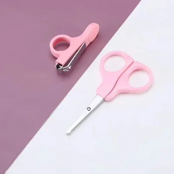 Детский набор для ухода за ногтями из нержавеющей стали, набор ножниц для стрижки ногтей