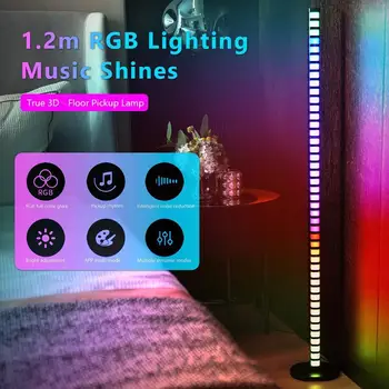 Дистанционное управление 3D RGB LED Music Rhythm Strip Light Комплекты атмосферных звукоснимателей
