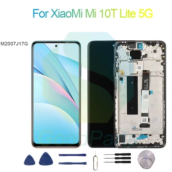 Для XiaoMi Mi 10T Lite 5G Замена экрана Дисплея 2400*1080 M2007J17G Mi 10T Lite 5G Сенсорный ЖК-Дигитайзер