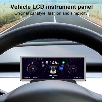 Для ЖК-приборной панели автомобиля Tesla Model 3 Y 6,86-дюймовый интеллектуальный ЖК-дисплей OTA для обновления прибора автомобиля