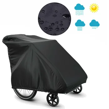 Дождевик для детского Одноместного двухместного велосипедного прицепа Chariot 84x140x99 см, водонепроницаемый чехол для хранения с защитой от ультрафиолета