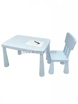 Домашний детский сад столы и стулья детский обучающий стол детский игрушечный стол и набор стульев маленькие строительные столы и стулья