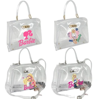Женская сумка Barbie Diy, Модные Женские Прозрачные сумки-тоут из желе, Сумка-мессенджер для девочек Princess Y2K, сумка-мессенджер на плечо, Подарки
