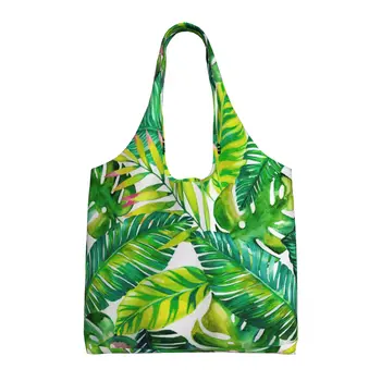 Женская сумка-тоут из тропических гавайских пальмовых листьев, многоразовая сумка для работы, путешествий, бизнеса, пляжа, покупок, школы