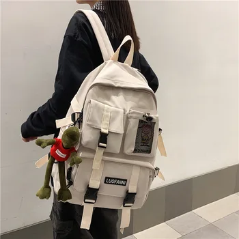 Женский Нейлоновый рюкзак для мальчиков, сетчатая сумка для студенток, школьная сумка для колледжа, Мужской Модный ноутбук для девочек, Модная книжка для леди
