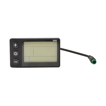 ЖК-дисплей электрического велосипеда S866, дисплей электрического скутера, панель управления счетчиком с водонепроницаемой вилкой