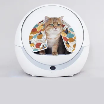 Закрытый Умный ящик для кошачьего туалета APP Control Большой Самоочищающийся Кошачий туалет Без запаха Портативные Автоматические принадлежности для домашних животных Arenero Gato