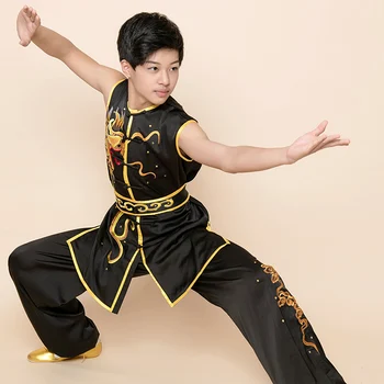 Изготовленная на заказ униформа для боевых искусств Наньцюань Длинный кулак Чанцюань Для соревнований среди женщин и мужчин Мастер вышивки Кун