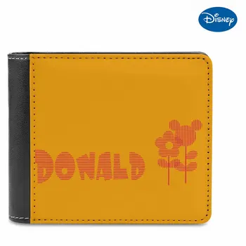 Изготовленный на Заказ Милый кошелек из искусственной кожи Disney с Микки Маусом, Нейтральный Короткий кошелек, Женская сумочка, Игрушечная сумочка в подарок