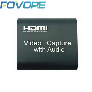 Карта видеозахвата 4K 1080P HDMI-USB 2.0 Захват Аудиовыхода Микрофонный Вход Коробка для записи игр ПК Устройство для захвата прямой трансляции HD