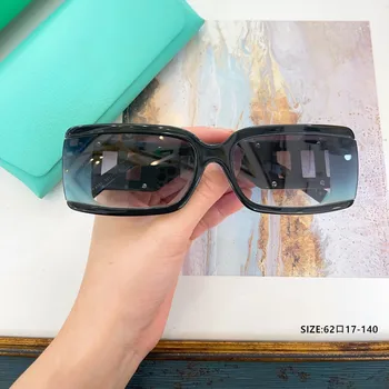 Квадратные солнцезащитные очки брендовые дизайнерские модные солнцезащитные очки цвета океана для мужчин и женщин в ретро-оправе, популярные солнцезащитные очки унисекс