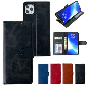 Кожаный чехол для Nokia G10 G20, бумажник, откидная крышка, винтажный держатель для карт на магните, чехол для телефона