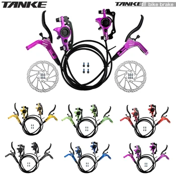 Комплект Гидравлических Дисковых Тормозов TANKE MTB Bike 160 мм Роторы Масляный Суппорт Спереди И Сзади Зажим Для Горного Велосипеда 22,2 мм Ручка Стойка