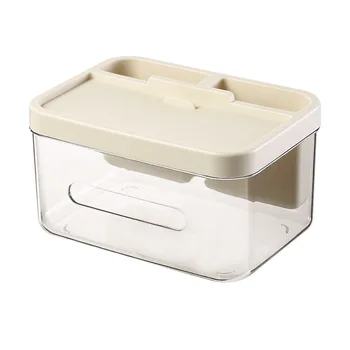 Коробка для хранения прозрачных тканей в гостиной Многофункциональный Ящик для хранения пульта дистанционного управления в домашней спальне