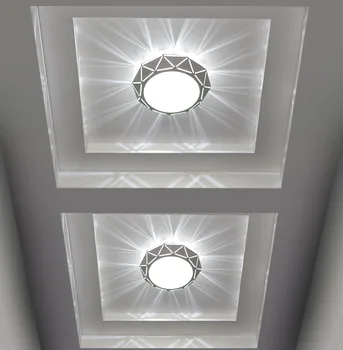 Креативный коридорный светильник с изображением инопланетного железа, светодиодный потолочный светильник для гостиной, современный и простой входной коридорный светильник
