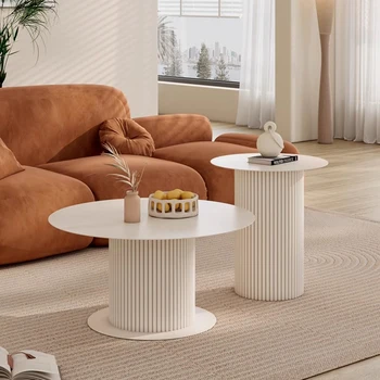 Круглый журнальный столик Nordic Hotel, Мини-гостиная, Чайные столики, Маленькие обеденные тумбочки, Mesas De Centro Para Мебель для салона