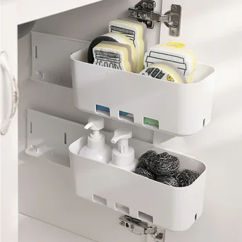 Кухонный шкаф с выдвижным ящиком, стеллаж для хранения, многофункциональный выдвижной ящик без перфорации, выдвижной ящик для хранения, стеллаж для хранения