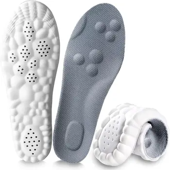 Латексные спортивные Стельки Супинаторы для обуви при подошвенном фасциите Стельки для ног Амортизирующие вставки Дышащий Дезодорант для бега