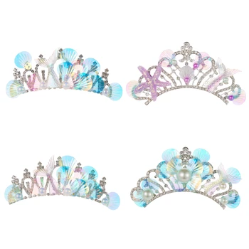 Летние Аксессуары для волос принцессы для девочек на шпильке для вечеринки по случаю Дня рождения