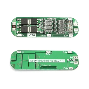 Литий-ионный аккумулятор 3S 20A, зарядное устройство 18650, плата защиты печатной платы BMS, модуль ячейки 12,6 В, B36A