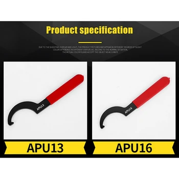 Механический гаечный ключ APU из 2 частей для электрофореза, черный гаечный ключ APU13-APU16, ручные инструменты