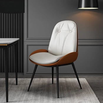 Минималистский Роскошный Дизайн обеденных стульев Для гостиной, Современные Расслабляющие Обеденные стулья, Мебель для макияжа, Предметы домашнего обихода WZ50DC