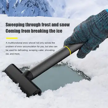 Многофункциональная снегоуборочная лопата из сплава для автомобиля, Многофункциональное транспортное средство для уборки снега, Противогололедный гравий, Расходные материалы M3I1
