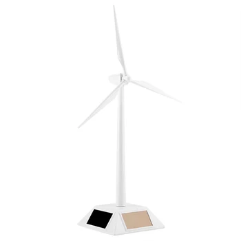 Модель солнечной ветряной мельницы для украшения дома Учебный инструмент Процесс оформления рабочего стола 11,5 см 4,53 дюйма ABS Хороший