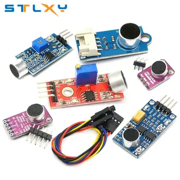 Модуль звукового датчика, переключатель голосового датчика, переключатель звукового свистка, усилитель микрофона, комплект diy для Arduino