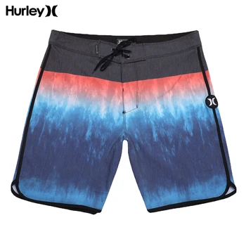 Мужские пляжные шорты Hurley для отдыха, спорта, фитнеса, плавания, Быстросохнущих Свободных пляжных шорт для серфинга, Бодибилдинга