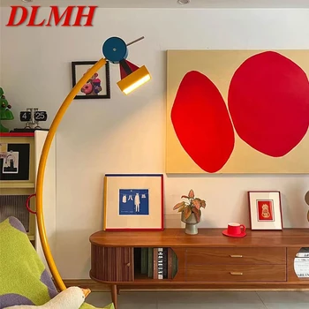 Мультяшная Детская Торшерная лампа DLMH Цветная Геометрия Креативность Семейной спальни Привела к Декоративной атмосфере