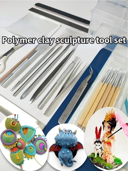 Набор инструментов для скульптуры из полимерной глины, модель Керамической куклы 