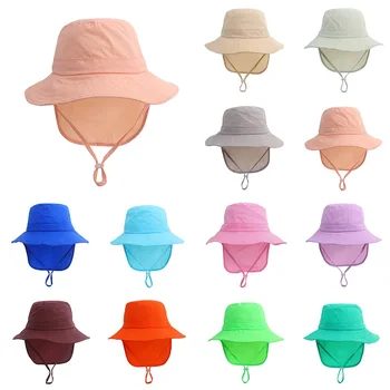 Новая детская панама, детские летние быстросохнущие детские шляпы от солнца для мальчиков и девочек, весенние шляпы для девочек, детская шляпа рыбака
